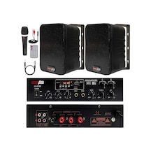 Lastvoice Black Soft Paket-1 Hoparlör Anfi Mikrofon Mağaza Ses Si