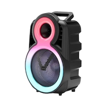 Hepu Hp-115 Partybox Bluetooth Hoparlör 8 Hoparlör 20w Güç Rgb Işık Tws Destekli