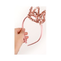 Rose Pullu Minik Kraliçe Kız Çocuk Taç Rose
