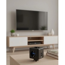 Ev Ve Ofis Kullanımı İçin Akım Korumalı Usb Girişli Priz Çok Renkli