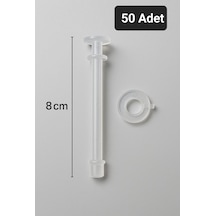 Upeka Gözlük Stand Burunluk Gözlük Askılığı Boy 8 Cm 50 Adet Beyaz