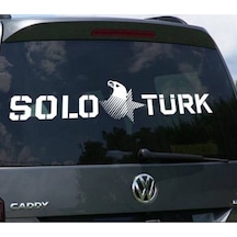 Solo Türk Sticker Oto Arka Cam Sticker 52 13 Cm