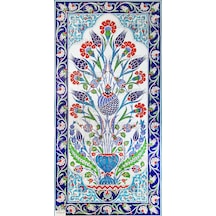 Can Seramik - 60x120 CM El Dekoru İznik Çini Pano
