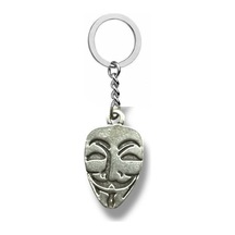 V For Vendetta Maskesi Figürlü Unisex Anahtarlık Direnişin Ve Özgürlük Ruhunun Simgesi