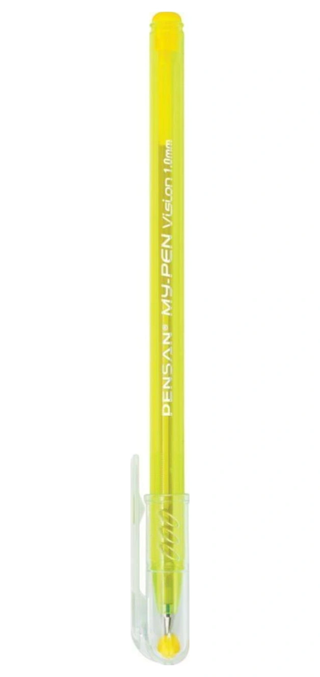 My Pen Tükenmez Kalem 1 Mm Renkli Sarı Renkli