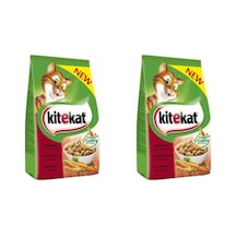 Kitekat 300 Gr Sığırlı Ve Sebzeli Kuru Tam Kedi Maması X2
