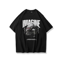 Flood Of Style Unisex Imagine Tshirt Siyah