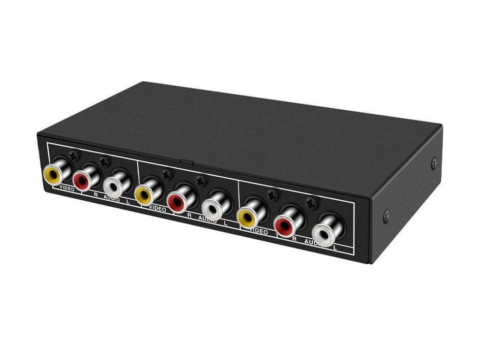 Sones Vsw21 Av 2 Giriş 1 Çıkış Ses Anahtarı Rca Ses Seçici Kutusu