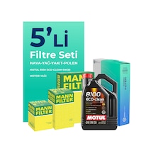 Peugeot 508 1.6 Bluehdi Dizel Filtre Bakım Seti Motul Motor Yağlı 2014-2018 5 Li 8200BKMFLSHNGFL37152
