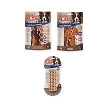 8in1 Flavours 3 Çeşit Karma Triple Flavour Köpek Ödülü 3 Lü Paket