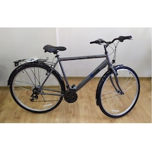 Bisan Hardy-s Shimano 21 Vites 28" Şehir Bisikleti Gri Siyah 56cm Gri - Siyah