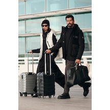 Ac&Co / Altınyıldız Classics Erkek Sıyah Standart Fit Normal Kesim Mont Siyah