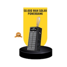 Taşınabilir Güneş Panelli Powerbank Çoklu Cihaz Şarj Destekli - Lisinya