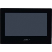 Dahua VTH2622G-W 7" TFT İki Telli Dokunmatik Ekran Çok Yönlü Mikrofon Villa Tipi Intercom İç Ünite Siyah