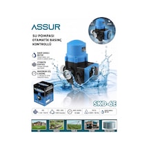 Assur 220v Skd-6e 1.1kw 10 Bar Su Pompası Otomatik Basınç Kontrol Cihazı-3151