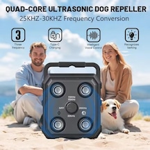 Ganzhoushop Şarj Önleyici Köpekler İçin Havlama Frekans Kontrol Cihazı, 4 Farklı Mod, Uzaktan Kumandalı