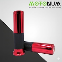 Cf Moto Nk 150 Silikon Destekli Metal Elcik Takımı-kırmızı-el07317
