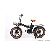 Alba Fold F Premium 2026 Siyah Elektrikli Katlanır Bisiklet 48v 16ah, Nfc Lcd Ekran, Premium Paket