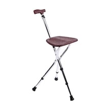 Comfort Dm 74 Geniş Oturaklı Baston Yüksekliği Ayarlanır Boy Ayarlı Hafif Sağlam Oturak Baston