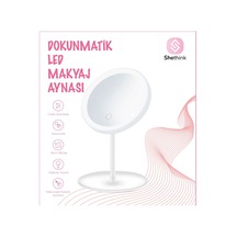 Shethınk Dokunmatik Led Makyaj Aynası Beyaz