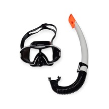 Çocuk Dalış Maskesi Ve Snorkel Seti - Star Diving - Beyaz Çok Renkli