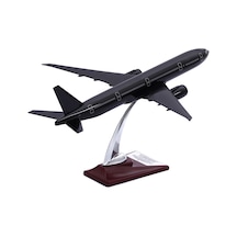 Zekupp - Maket Uçak - Boeing 777-300 1/200 - SİYAH ÖZEL TASARIM M