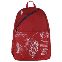 U.S. Polo Assn. Okul Sırt Çanta Kiremit Kırmızı Plçan8180
