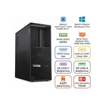 Lenovo THINKSTATION P3 TOWER GEN 2 30HT006QTR 007 Ultra 9 285K 96 GB 4 TB SSD 20 GB RTX4000 Ada W11P Masaüstü Bilgisayar
