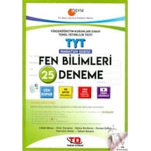 Tyt Fen Bilimleri 25 Deneme Tandem Yayınları