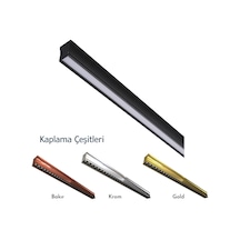 Violet 36 Watt Lineer Aydınlatma - 4000k Gün Işığı - Gold Kaplama - Sarkıt Gün Işığı