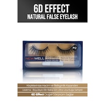 New Well P12 6D Effect Natural False Eyelash