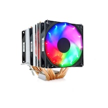 Snowman 6 Bakır Kanallı 3 Fanlı Rainbow X6 Cooler Fan İşlemci Fanı