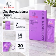 Yues Nt-fs Pap Diş Beyazlatma Bandı 14 Şerit Blue Raspberry