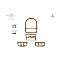 Opel Corsa C Picku Parçatorpido Kaplama 2003-2006 6 Parça Açık Meşe