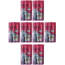Cute Faces Kuzu Etli Kedi Cat Sticks Lamb Ödül Çubukları 8 x 3'lü