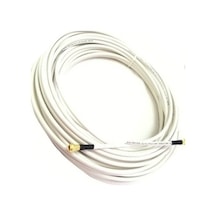 25 Metre Rg6/u4 Full Hd 3d 4k Anten Tv Çanak Uydu Lnb Kablosu Gold Uçlu F Konnektör Takılı Hazır