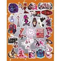 Hazbin Hotel V3 Sticker Seti Laptop Ajanda Pc Tablet Telefon Defter Etiket Bullet Journal Diğer
