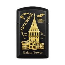Hunter Soft Flame Galata Design Siyah Çakmak Ack038