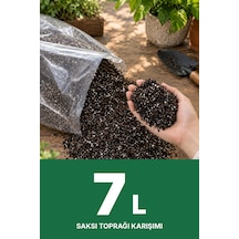 Premium Saksı Toprağı Karışımı --- Saksına Göre, İhtiyacın Kadar --- Jiffy Sphagnum Torf + Perlit + Cocopeat --- Steril, Böcek Yapmaz 7 L