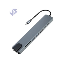 Beemen Çoklayıcı Type-C 4K HDMI SD USB 3.0 Hub
