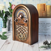 Retro Radyo Taşınabilir Bluetooth Speaker Ve Hoparlör Ahşap Kaplama Klasik Antika Tarzı İç Ve Dış Mekan Multiba