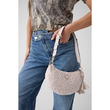 Guess Katie Kadın Omuz Çantası Hwwg2253180 Krem