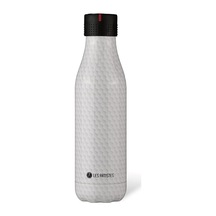 Les Artistes Paris Bottle Up Petek Deseni, 500 Ml, Honeycomb 16,5 Fl.oz+stic'it Şişe, Yetişkin, Üniseks, Honeycomb Beyaz 500 Ml