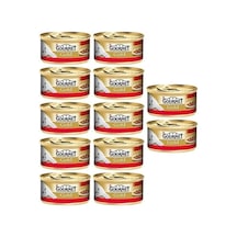 Gourmet Gold Parça Etli, Sığır Etli Yaş Kedi Konservesi 85 Gr 12 Adet