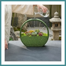 Trendexa 3d Baskı Self-watering Planter - Kendi Kendini Sulayan Saksı-yeşil Mac Standart