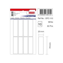 Tanex Etiket Ofc-115 20x74mm 10'lu 2 Adet