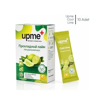 Upme Cool Lime Limon Aromalı İçecek Tozu 10'lu Paket Vitamin C Stevia Doğal Aroma 10 G