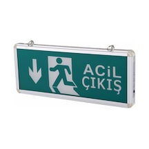 Cata Aşağı Yön Acil Çıkış Exit Armatürü Ct-9178