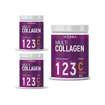 Voonka Multi Collagen Powder 300 Gr 3 Adet