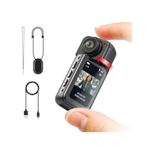 Yanxi S70 2.7k Hd 180 Thumb Wıfı Manyetik Tutuculu Outdoor Aksiyon Kamerası Siyah